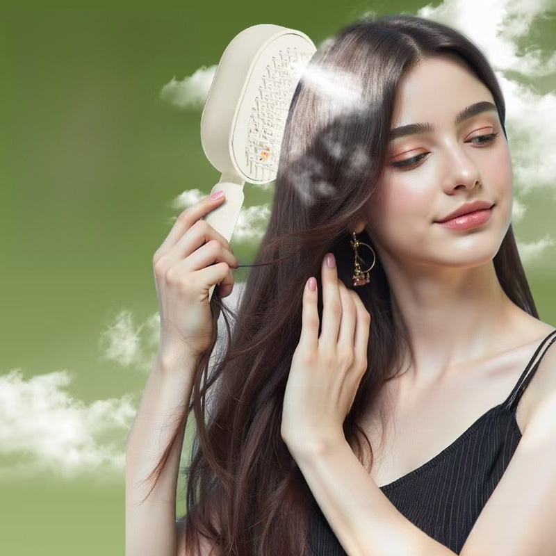 Electric Spray Massage Comb | Hydrate, Detangle & Grow Healthier Hair