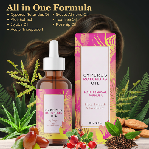 Cyperus Rotundus Hair Care Oil premium botanical shot